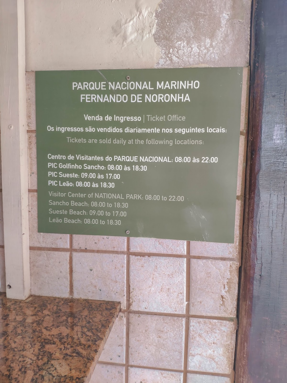 How expensive is Fernando de Noronha - PARNAMAR Opening Hours