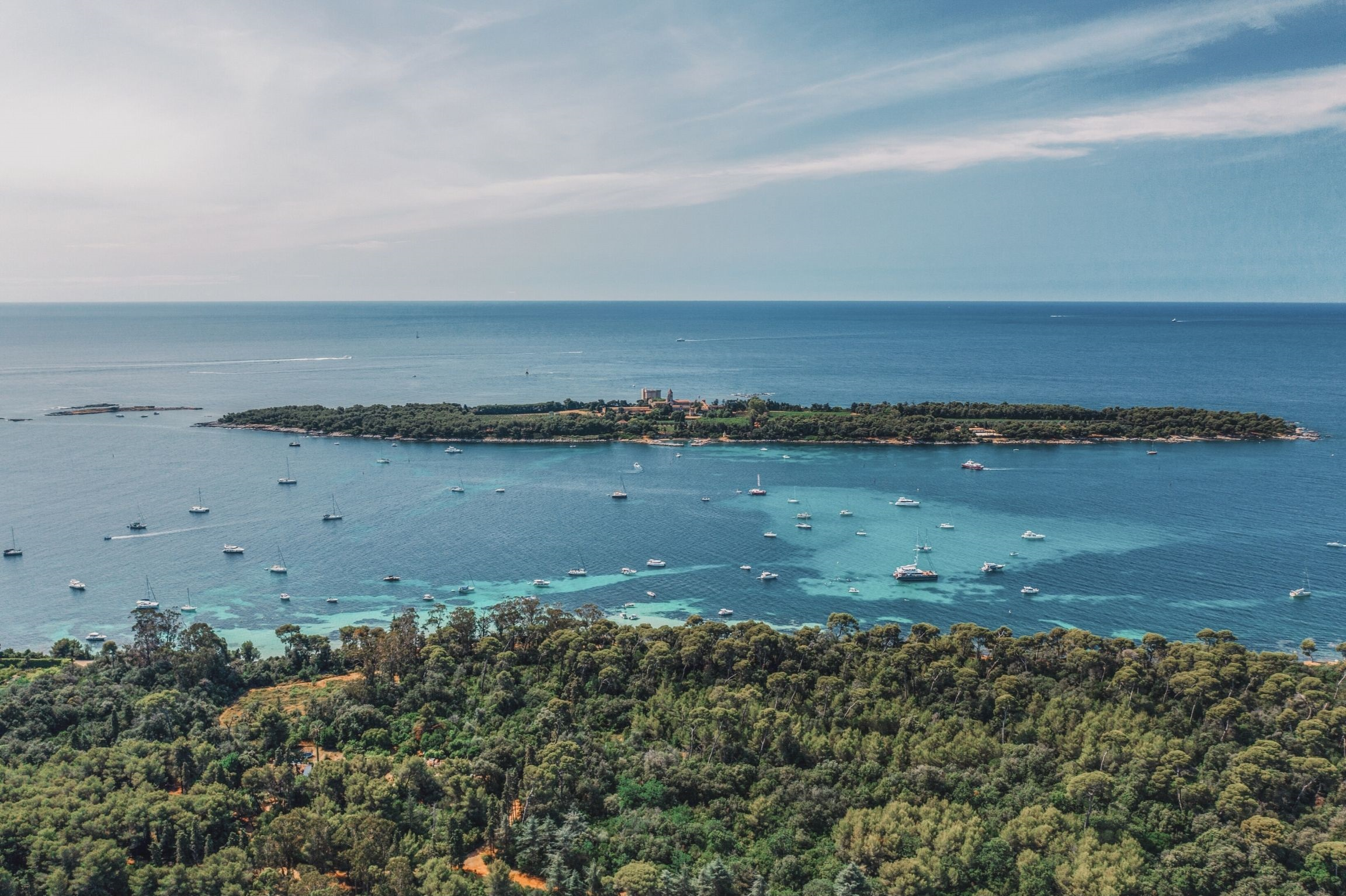 Saint Honorat island, Lérins islands, France