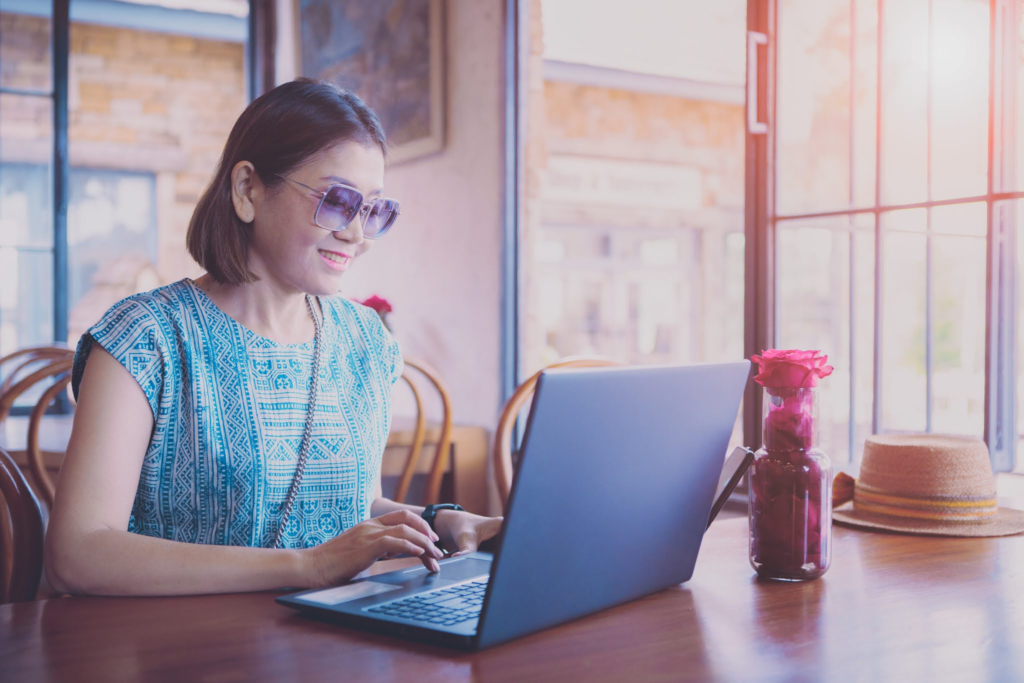 freelance work is a great way to work remotely so you can get paid even if you're abroad