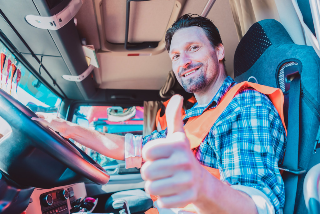 Truck drivers earn money while travelling