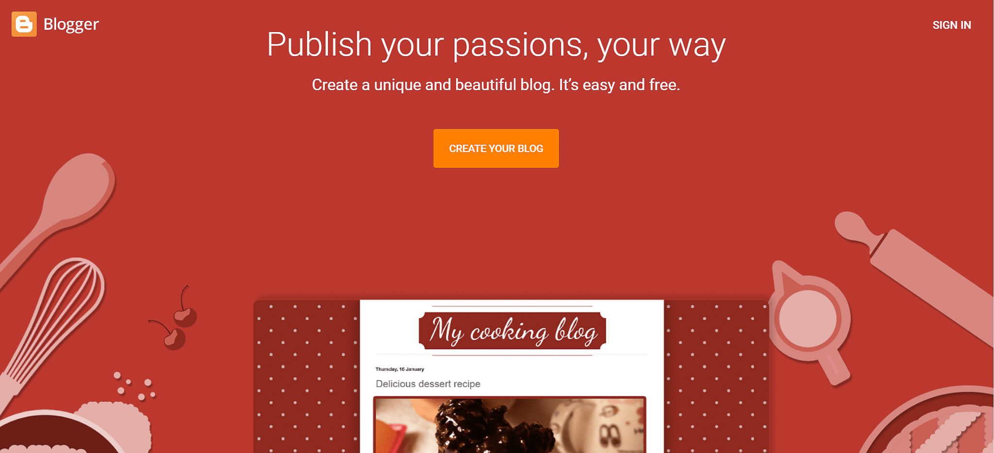 Blogger was the best platform for travel blogging for many years