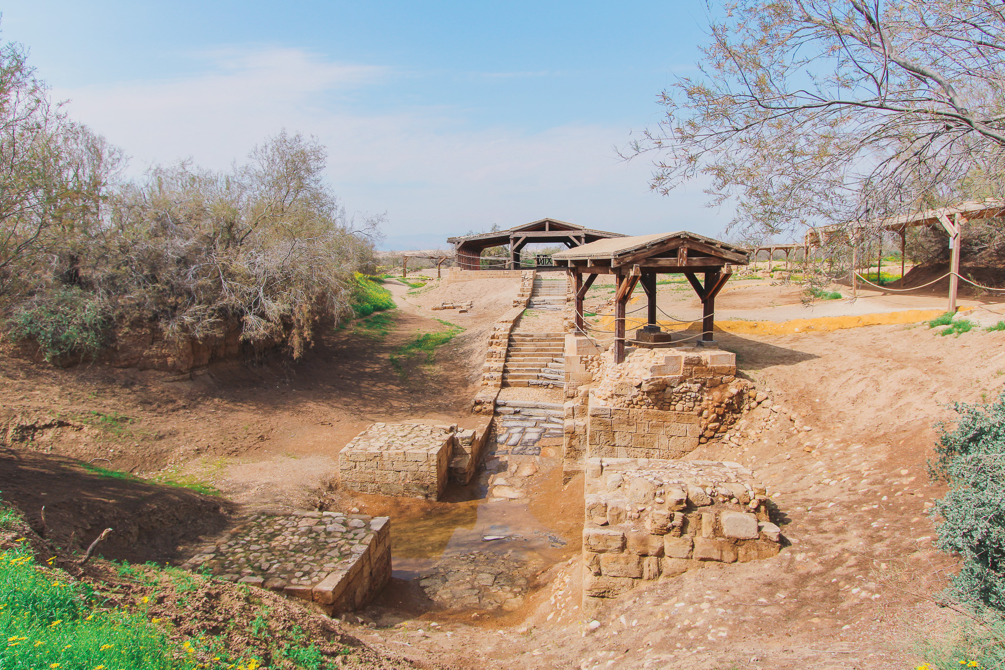 The Baptism Site of Jesus Christ is a top place amongst Christians to visit Jordan