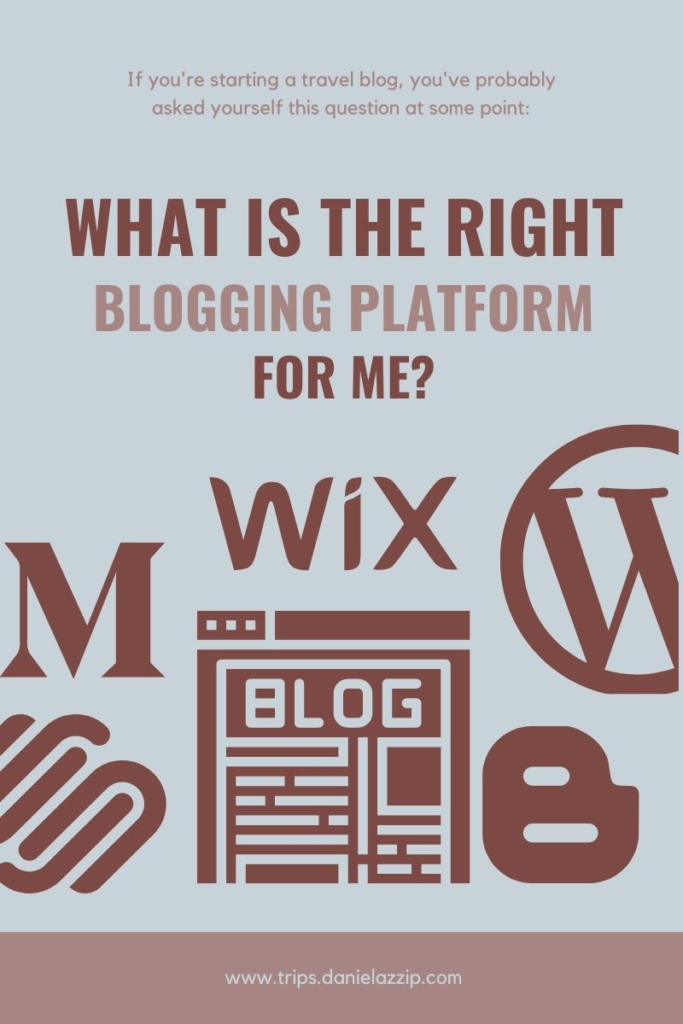 What is the right blogging platform for me