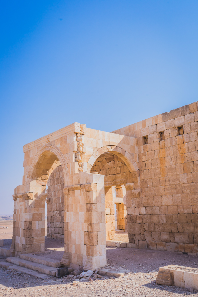 Qasr Al-Hallabat, a desert castle in Jordan