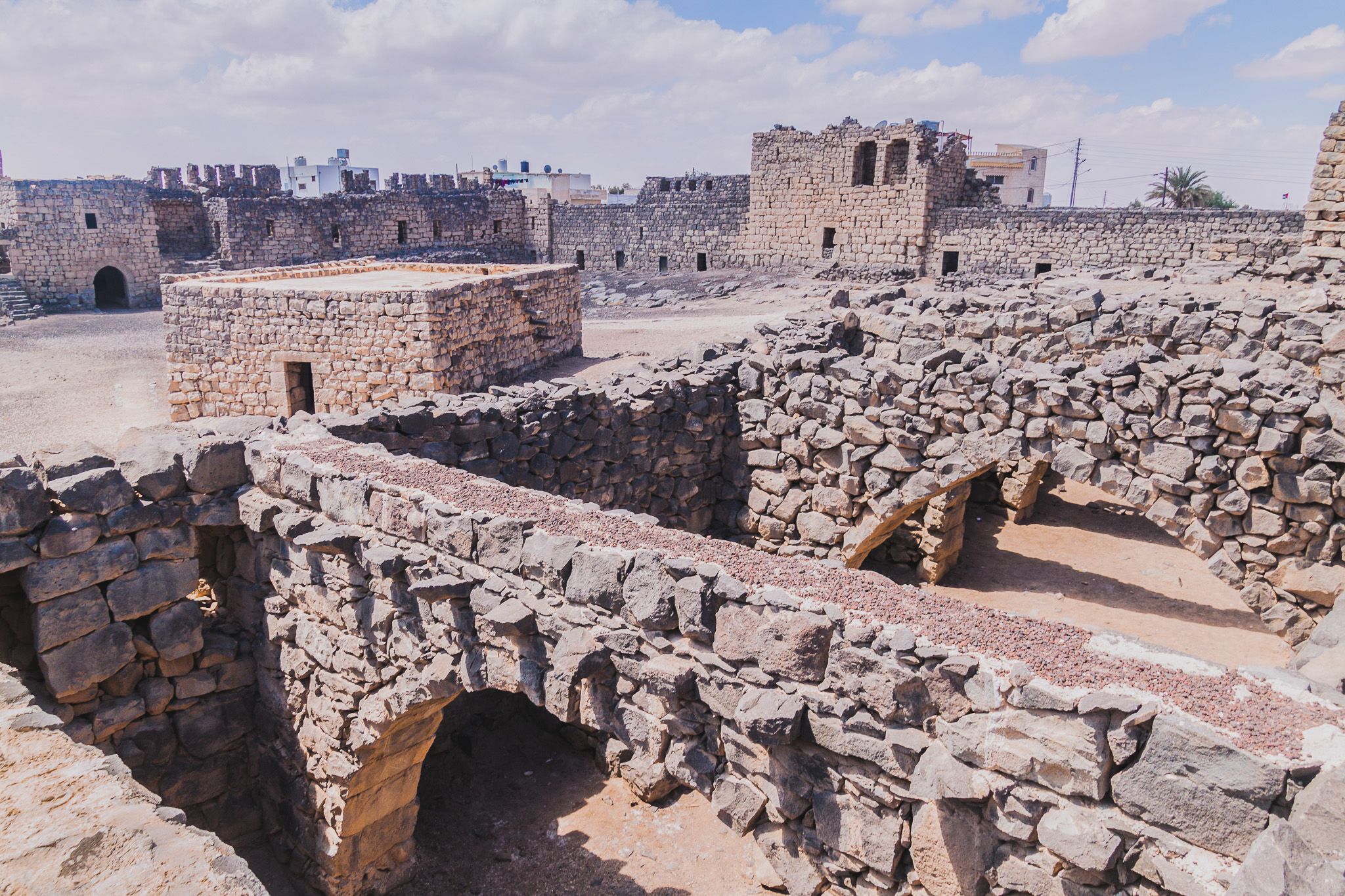 Qasr Azraq, a desert castle in Jordan