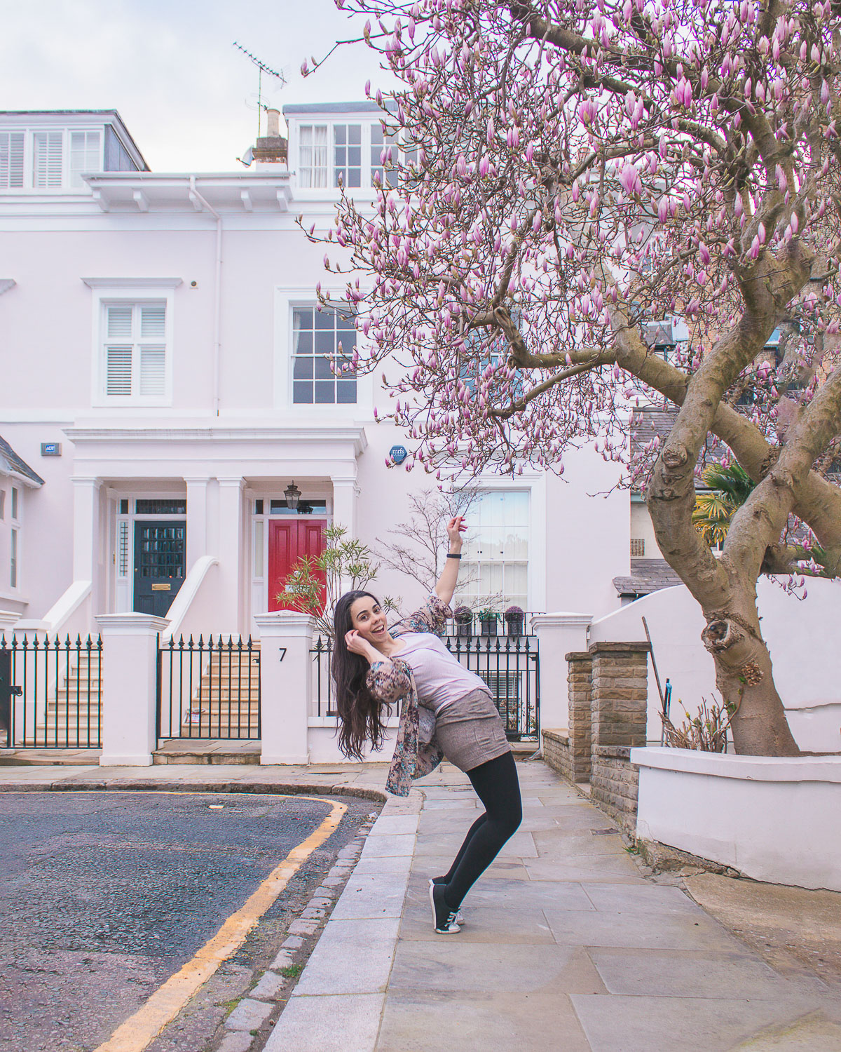 Where to see magnolias in London - 6 Albert Place