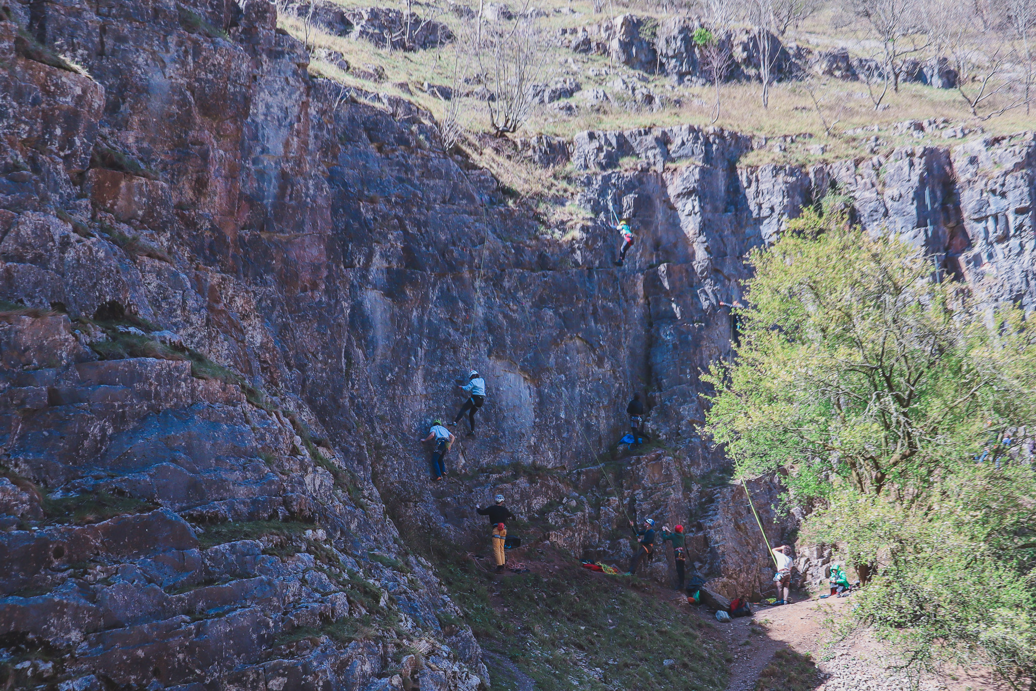 One of the top things to see and do in Cheddar Gorge is Climbing