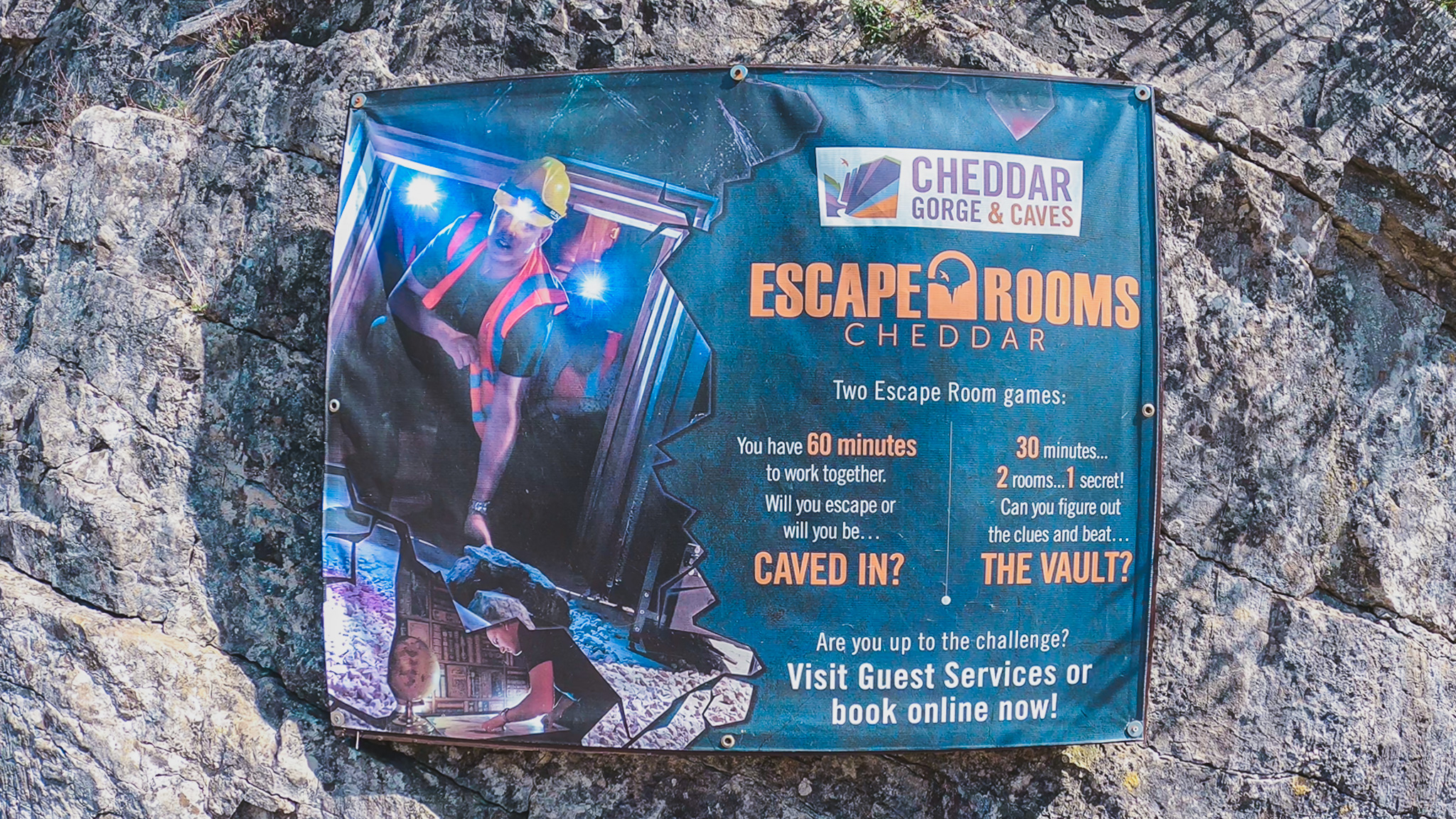 One of the top things to see and do in Cheddar Gorge is joining one of their Escape Rooms