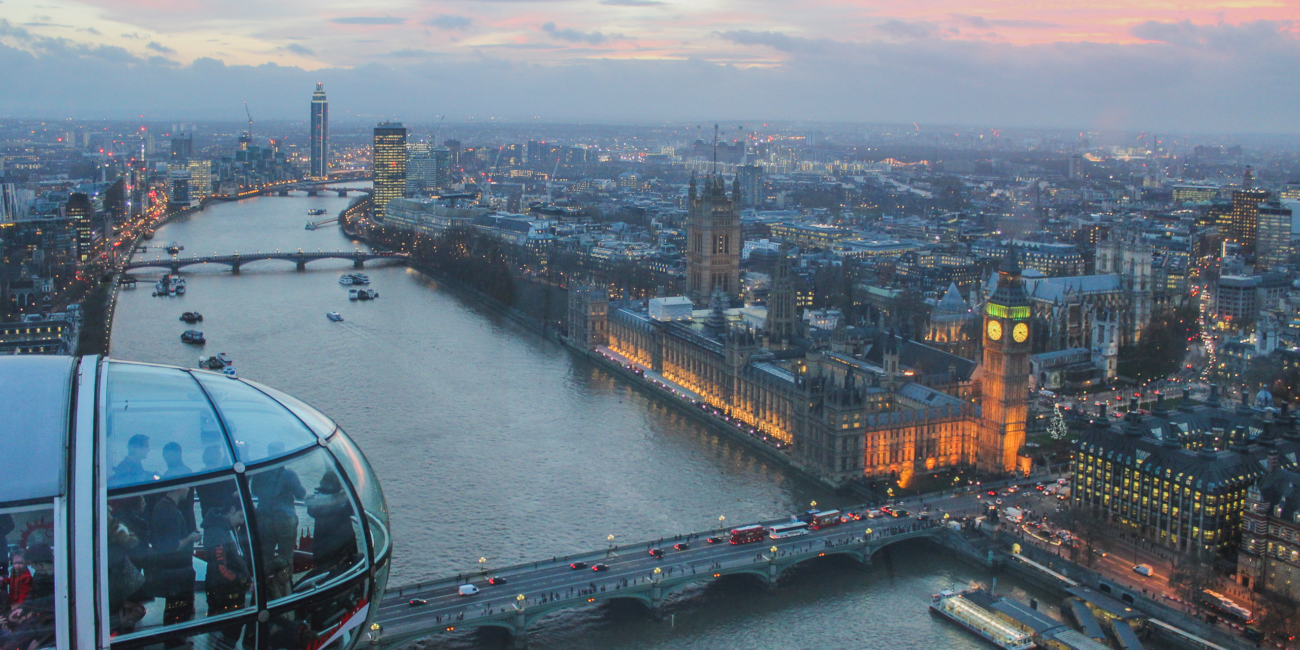London from London Eye, England