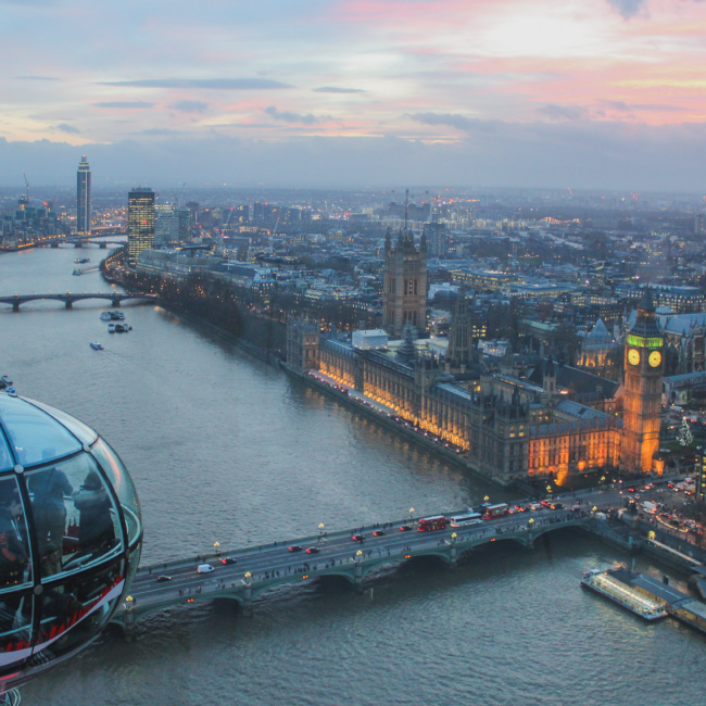 London from London Eye, England
