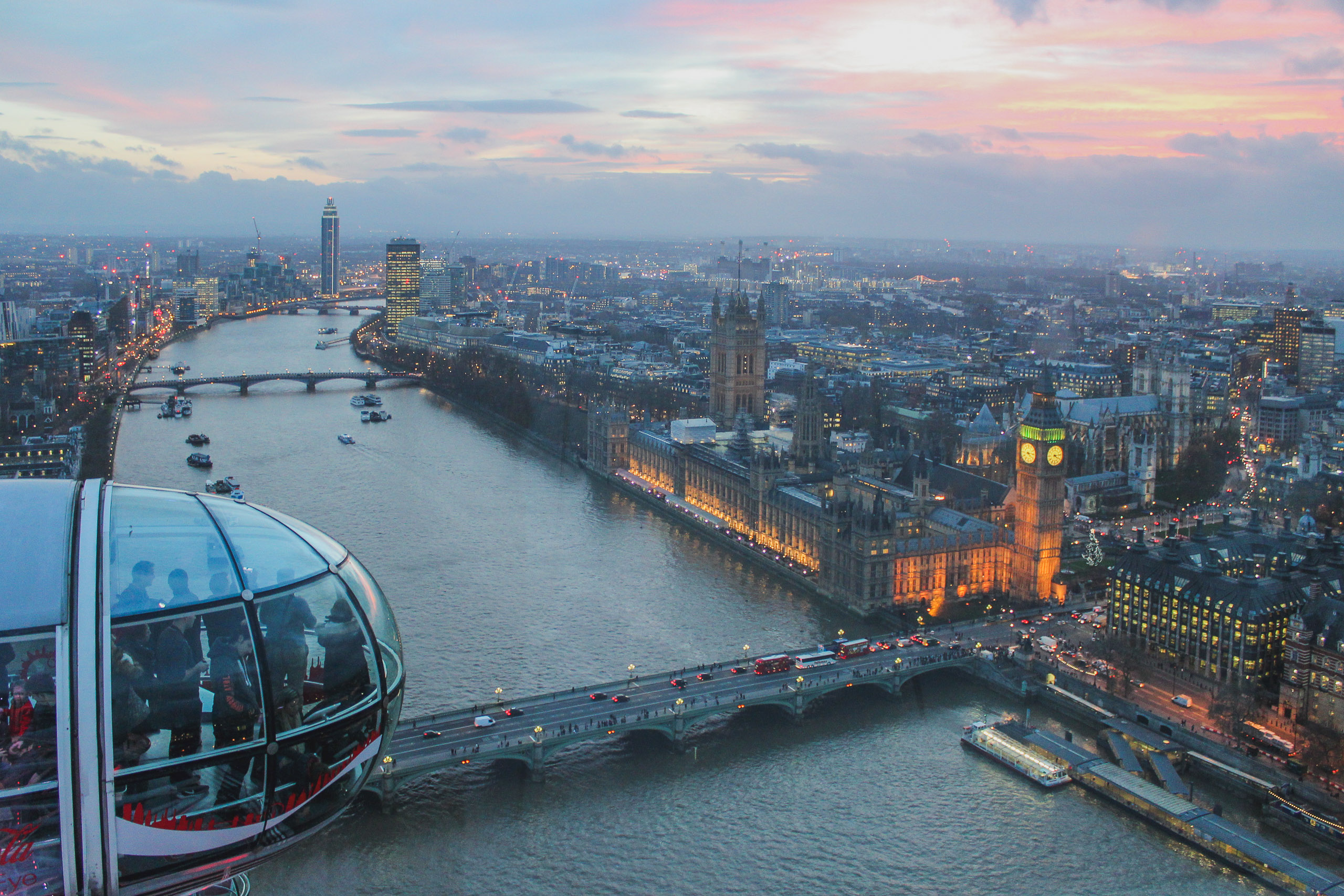 London from London Eye, England