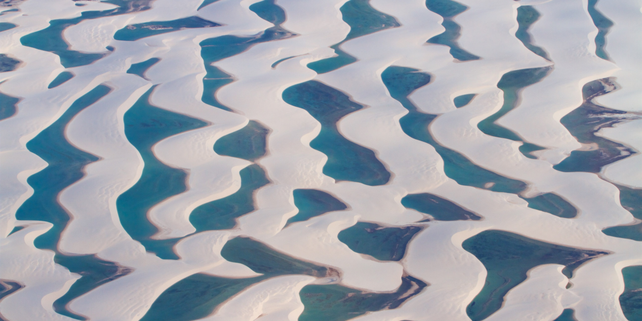 Aerial View of Lençóis Maranhenses, Brazil